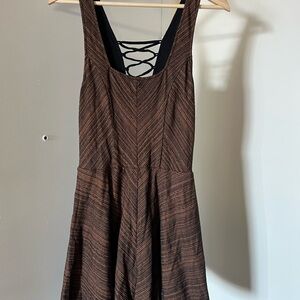 Free People Brown Mini Dress